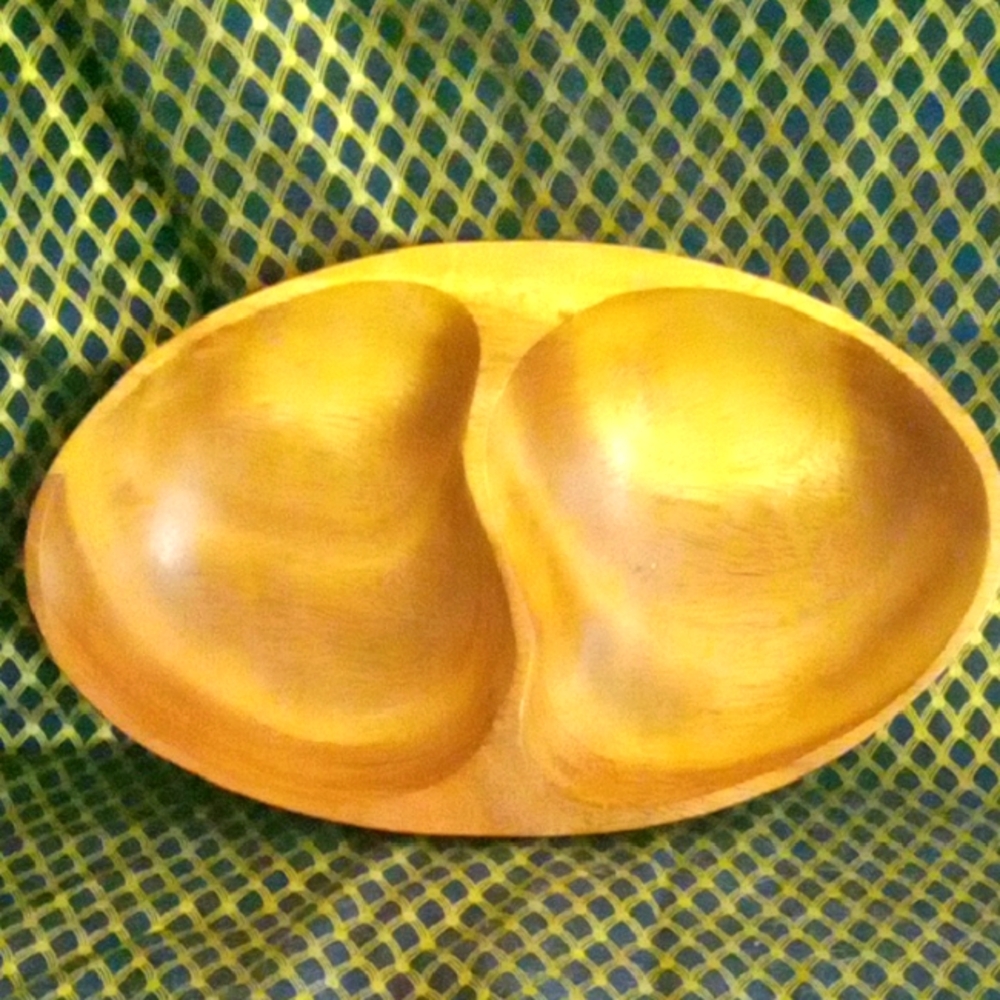 Elegant Gold teakwood Bowl